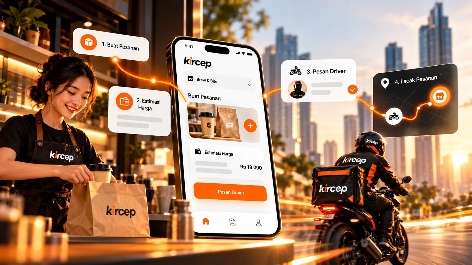 Kircep merchant journey illustration